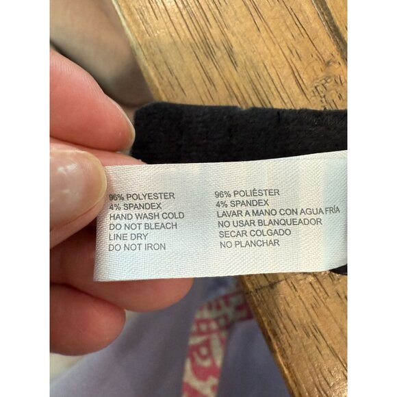 Danskin Women's Metallic Black Padded Underwire Bra, size 34C - Picture 4 of 11